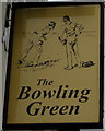 The Bowling Green name sign, Royal Leamington Spa