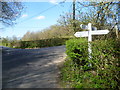 Signpost at White Post