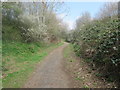 TQ1505 : Footpath to Sainsbury's Lyons Farm by Peter Holmes