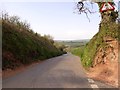 Road to Ermington from Crownhill Cross