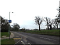 TM0659 : B1115 Stowmarket Road, Stowupland by Geographer