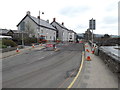 Resurfacing A470 by Pont Fawr