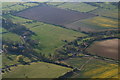 Raithby towards Hallington, down the River Lud: aerial 2015