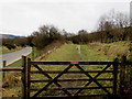 No Entry sign on a gate in Dare Valley Country Park near Cwmdare