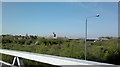 View of King George Hospital from the footbridge over the A12 at Little Heath