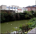 Riverside view of the Loft Theatre, Royal Leamington Spa