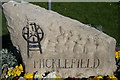 Micklefield village sign on The Great North Road