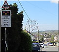 STOP when lights show sign, Kings Road, Llandybie