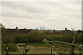 View of Canary Wharf from Claybury Park