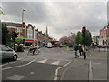 Pelican crossing at the Royal Standard