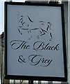 Sign for the Black & Grey, Morpeth