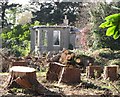 The ruins of the once-impressive Shimna House