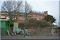 Royal Welsh Warehouse from Newtown station