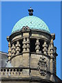 NZ2464 : Atlas Chambers, 88 Westgate Road, NE1 - turret, dome and date stone by Mike Quinn