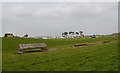 SJ5567 : Kelsall Hill Horse Trials: unused cross-country fence by Jonathan Hutchins