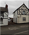 Keep Clear - entrance to a riverside caravan & camping site, Monmouth