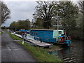 Barges moored at Glasgow Bridge