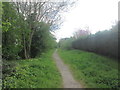 The Peatlands Way heading south from Belton