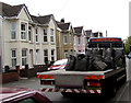 Coal delivery lorry in Ammanford