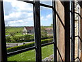 Farm buildings seen from the abbot