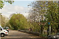 View of the Hartham Leisure Centre car park from the top of Thornton Street