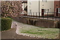 View of the path between the Castle and Gascoyne Way