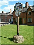 SK6514 : Rearsby Village sign by Alan Murray-Rust