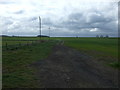 NU0239 : Farm track (footpath) east of Lowick by JThomas