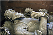 SO8286 : St Mary's Church, Enville - monument to Thomas Grey - detail (1) by Mike Searle