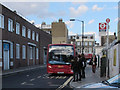 Bus stop in Penrose Street