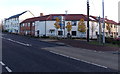 Modern housing alongside the A38 in Highbridge