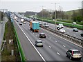 Eastbound M4 from the Footbridge at Langley