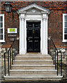 Detail of Avebury House, St Peter Street, Winchester