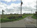 Footpath to Lodge Farm, but it says PRIVATE on the pole