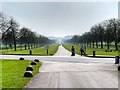 Windsor Great Park, Albert Road Crossing The Long Walk