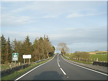 SH9150 : A5 eastbound at Glasfryn village boundary by Colin Pyle