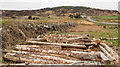 Old timber stack near Bunessan