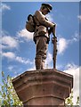 SD7152 : Soldier on Slaidburn War Memorial by David Dixon