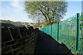 Path at the rear of houses on Victoria Road, Huddersfield