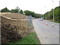 Combe Valley Way junction construction