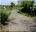 End of the 30mph speed limit through West Dean