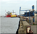 Ships moored on East Quay, South Denes