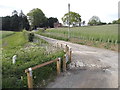 Track to Fox Cottages, Andover Down