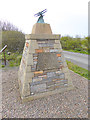 HY4608 : Monument at Wideford Farm by Oliver Dixon