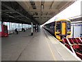 SU6200 : Platform 1 at Portsmouth Harbour railway station by Jaggery