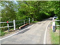 Bridge over a stream on Upland Road