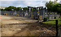 Large electricity substation in Chippenham