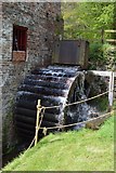 SO6485 : Wrickton Mill - Waterwheel by John M