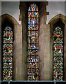 SK9398 : Stained glass window, St Andrew's church, Kirton in Lindsey by Julian P Guffogg