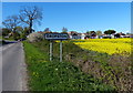 Approaching the village of Cropston